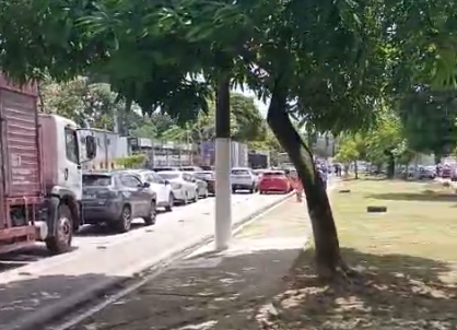 Imagem - Vídeo: pane em caminhão causa congestionamento na Avenida Júlio Cesar, em Belém