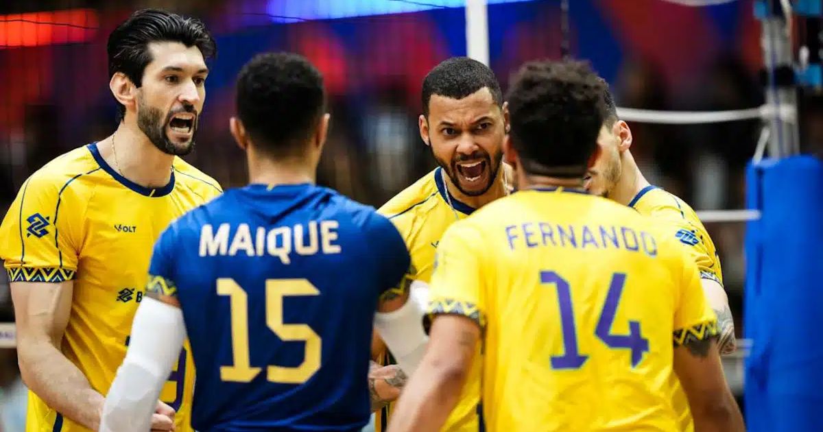Brasil encara a China na abertura da fase final da Liga das Nações de Vôlei Masculino