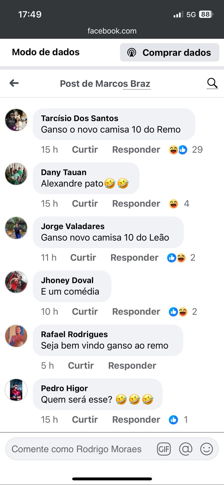 Imagem - Braz publica vídeo e torcedores do Remo sonham com contratação de meia paraense