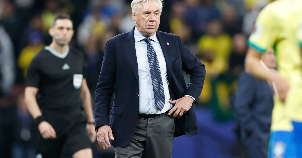 Treinador da seleção brasileira Carlo Ancelotti.