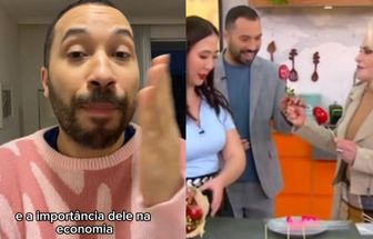 Gil do Vigor exalta o 'morango do amor' e explica a importância do doce para a economia; assista