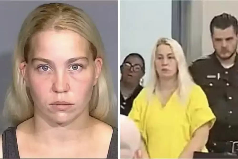 Ela foi presa acusada de tentativa de tráfico sexual infantil sob fiança de US$ 100 mil. 