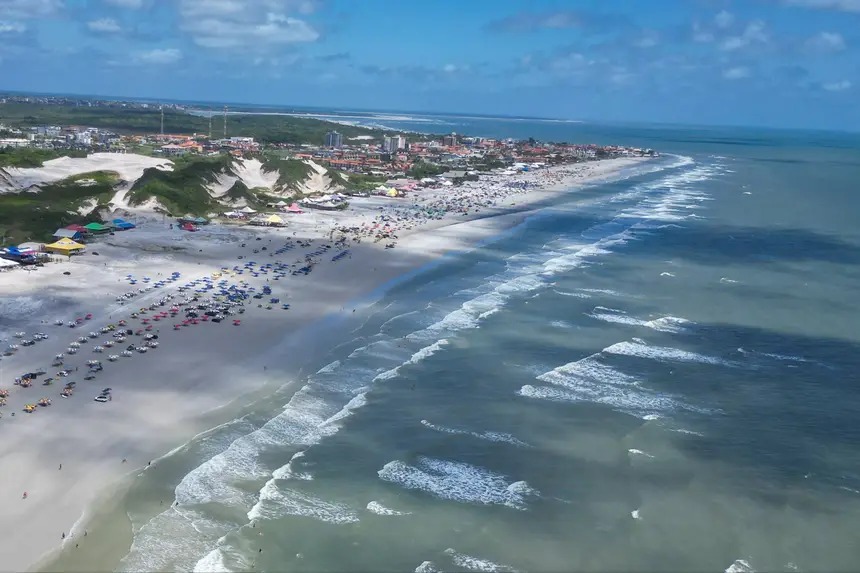Praia do Atalaia, em Salinópolis.