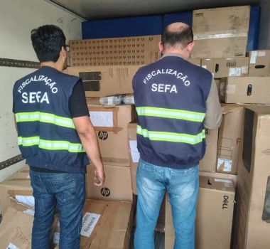 Imagem - Carga de informática avaliada em mais de R$ 35 mil é apreendida pela Sefa no Pará