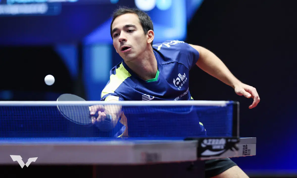 Hugo Calderano avança à semifinal com autoridade no WTT Contender de Buenos Aires