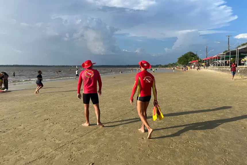 Imagem - Praia do Caripi recebe ações de prevenção e segue tranquila no último fim de semana de julho