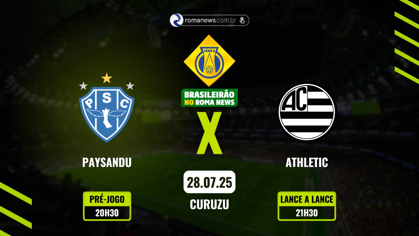 Imagem - Paysandu recebe o Athletic para tentar sair novamente do Z4 da Série B