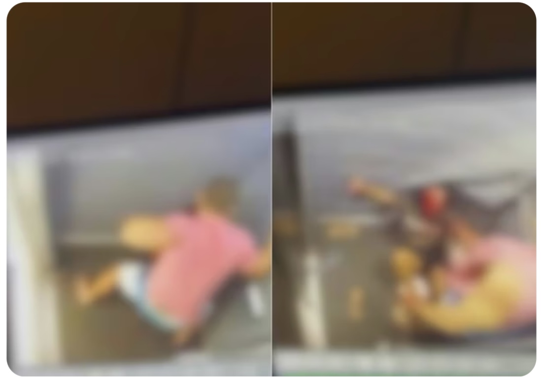 Homem agrediu a namorada com mais de 60 socos , dentro de um elevador. 