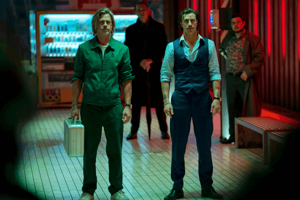 Em &#8220;Bullet train&#8221;, Ladybug precisa recuperar uma maleta em um trem cheio de assassinos profissionais (Imagem: Reprodução digital | Netflix)