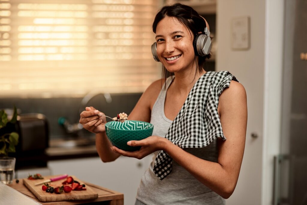 Lanches práticos facilitam o consumo de proteínas (Imagem: PeopleImages.com &#8211; Yuri A | Shutterstock)