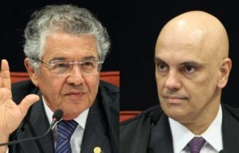 Ex-ministro do STF repudia gesto de Moraes e alerta para período que passa o Brasil