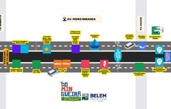 Veja o mapa e programação da primeira edição Domingueira em Belém