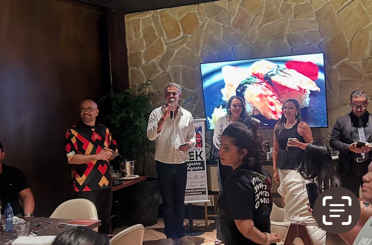 Fernando Reis Jr lançou, durante a semana, no restô Santa Grelha, o festival gastronômico Restaurante Week Brasil na Cidade