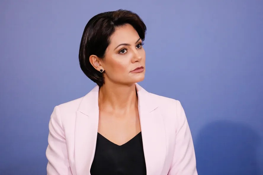 A ex-primeira-dama Michelle Bolsonaro.