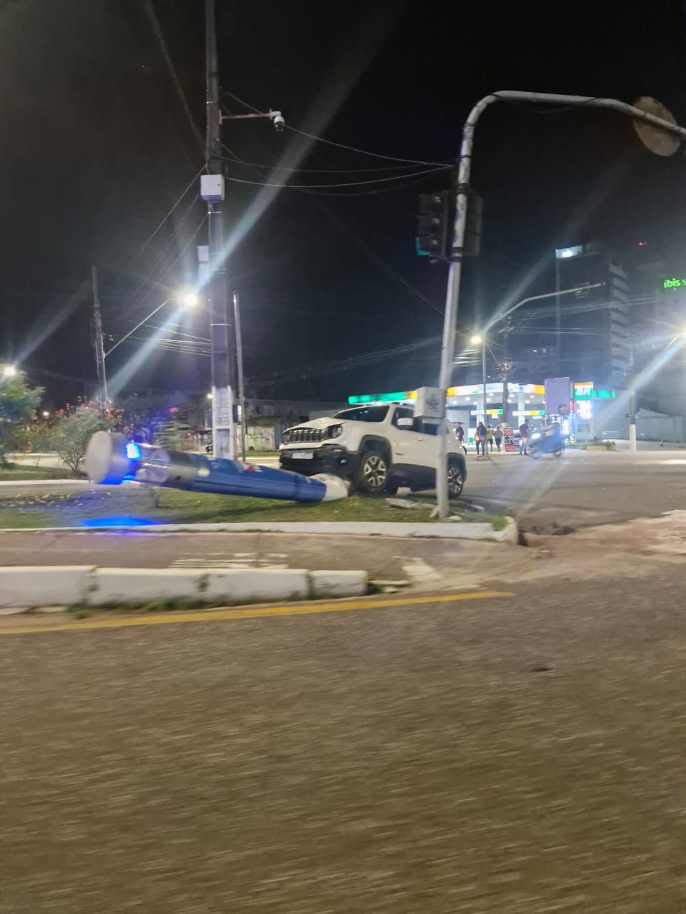 Acidente no bairro do Marco, em Belém 
