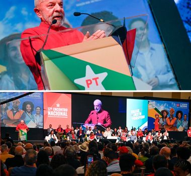 Imagem - Fim de encontro do PT tem boné 'patriota', críticas a Trump e apoio à Palestina; confira