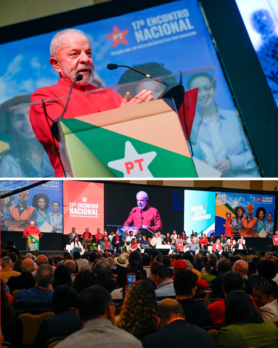 Presidente da República, Lula também esteve presente no evento
