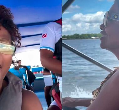 Imagem - Maju Coutinho prestigia aniversário de Gaby Amarantos em Belém; assista