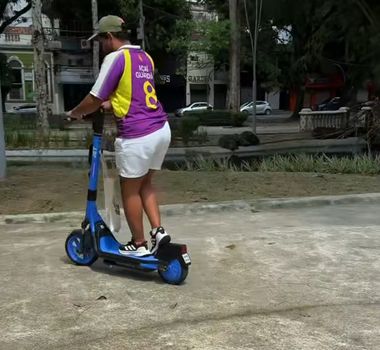 Imagem - Influenciador mostra como foi experiência ao utilizar patinete elétrico em Belém: ‘me apeguei’