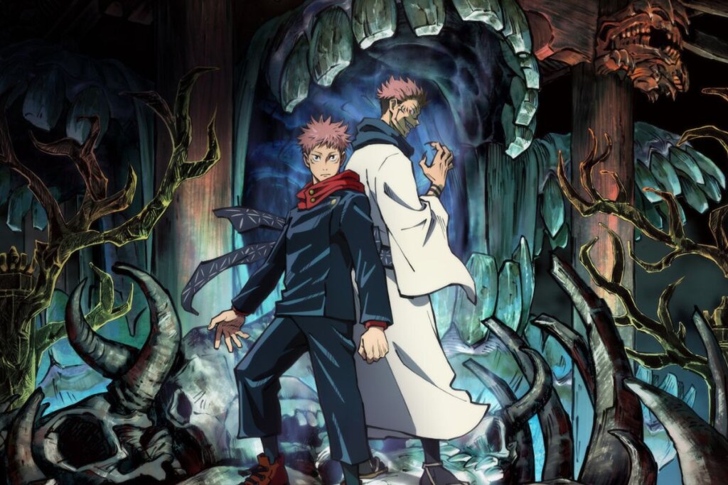  &#8220;Jujutsu Kaisen&#8221; narra a história de um estudante que ingere um dedo amaldiçoado e se torna o hospedeiro de um poderoso espírito maligno (Imagem: Reprodução digital | MAPPA)