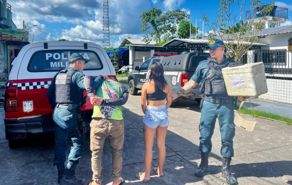Imagem - Casal é preso com drogas escondidas em cooler vindo de Macapá para o Marajó, no Pará