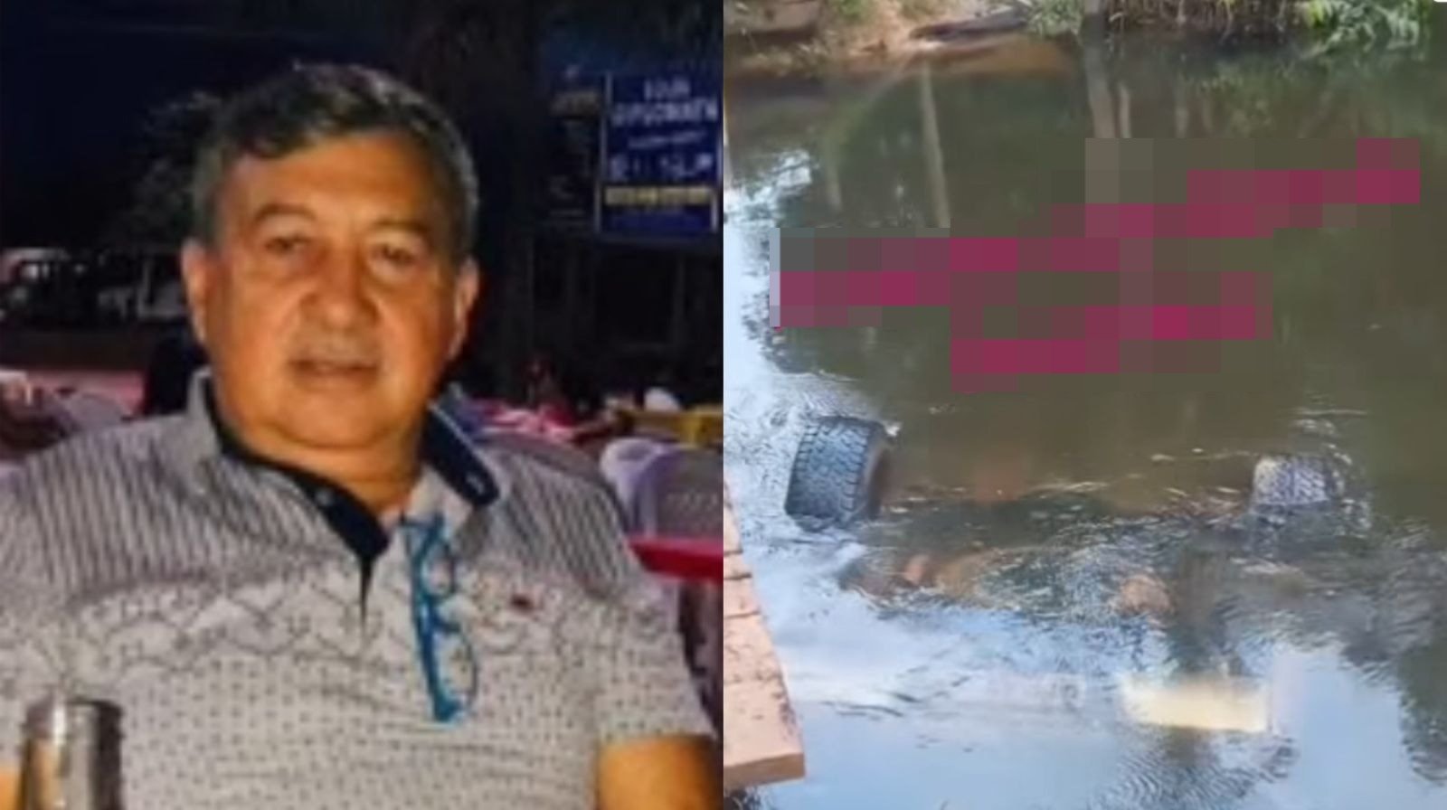 O empresário Valmar Costa morreu após o carro que conduzia cair em um igarapé, no Pará.