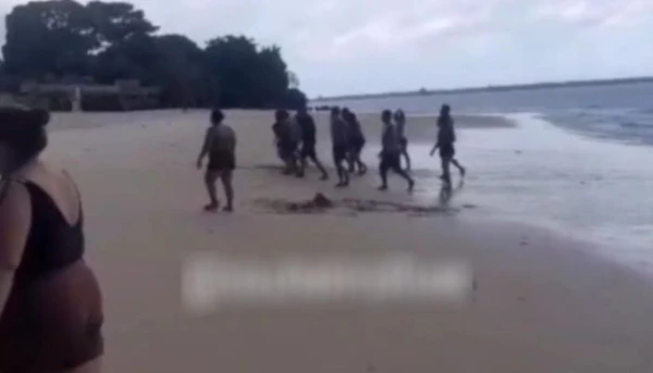 Criança é atingida por raio na Praia Grande, em Outeiro