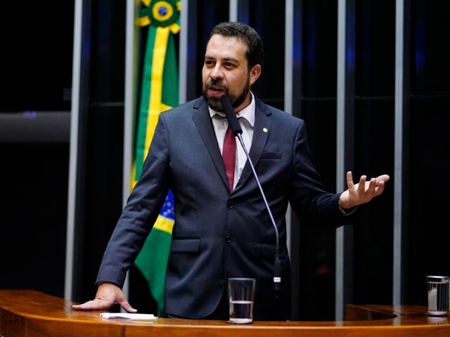 O deputado federal Guilherme Boulos (PSOL-SP). 