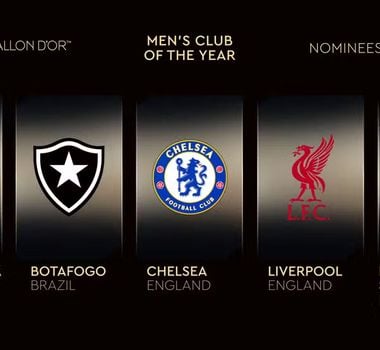 Imagem - Botafogo faz história e é indicado a melhor clube do mundo na Bola de Ouro 2025