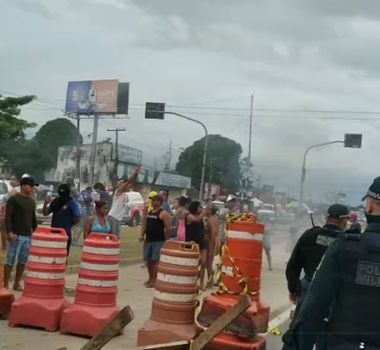 Imagem - Protesto interdita rodovia BR-316 em Ananindeua; veja o trecho