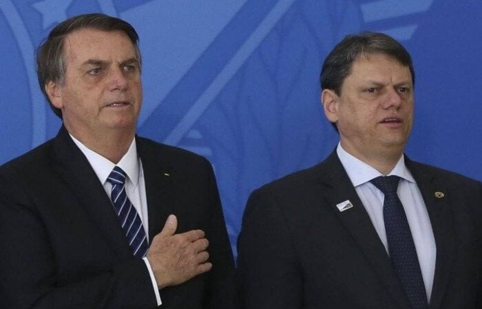 Bolsonaro e Tarcísio