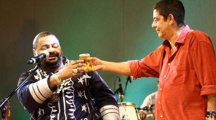 Amigos de longa data, Arlindo Cruz e Zeca Pagodinho -