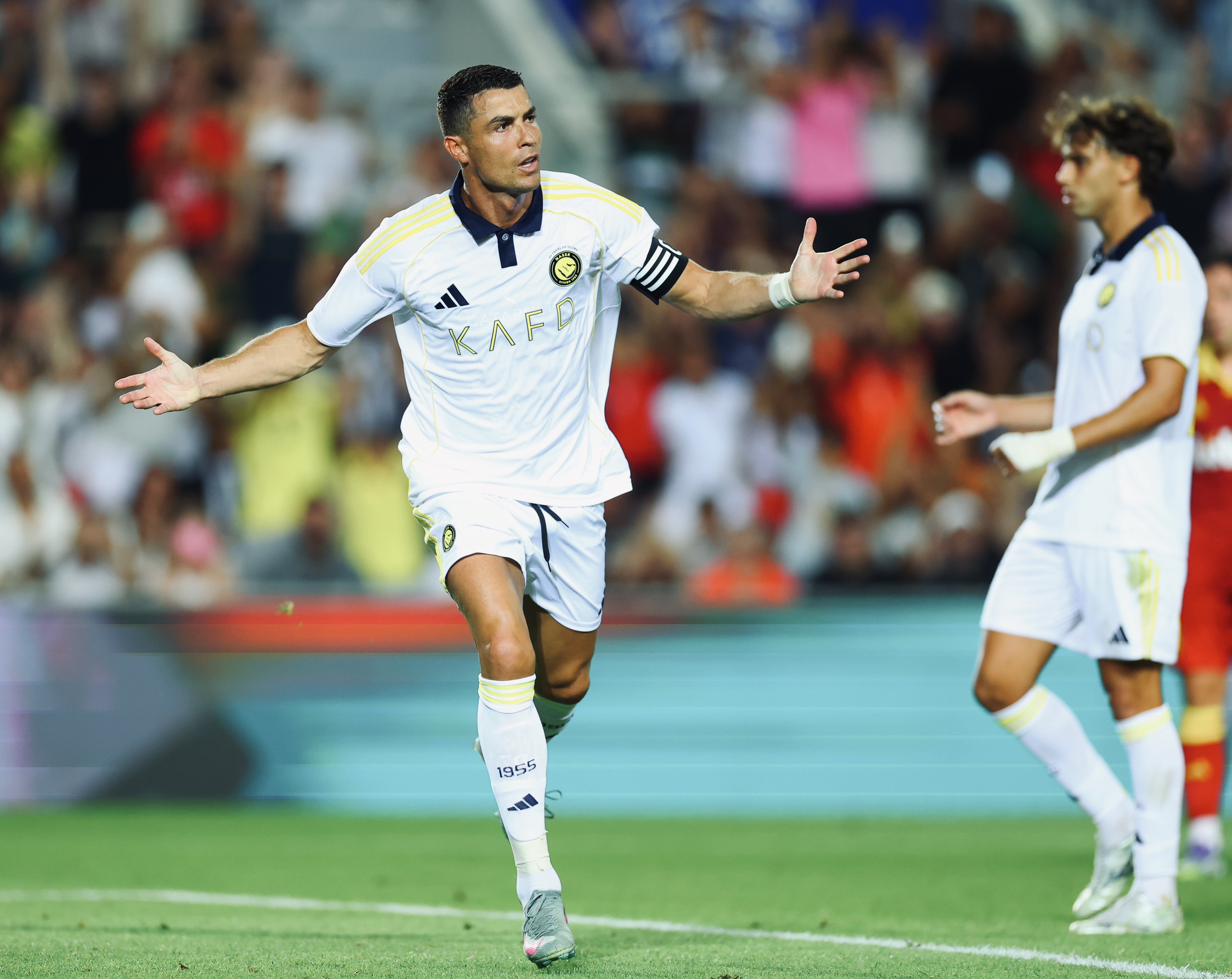 CR7 anotou três gols na vitória - 