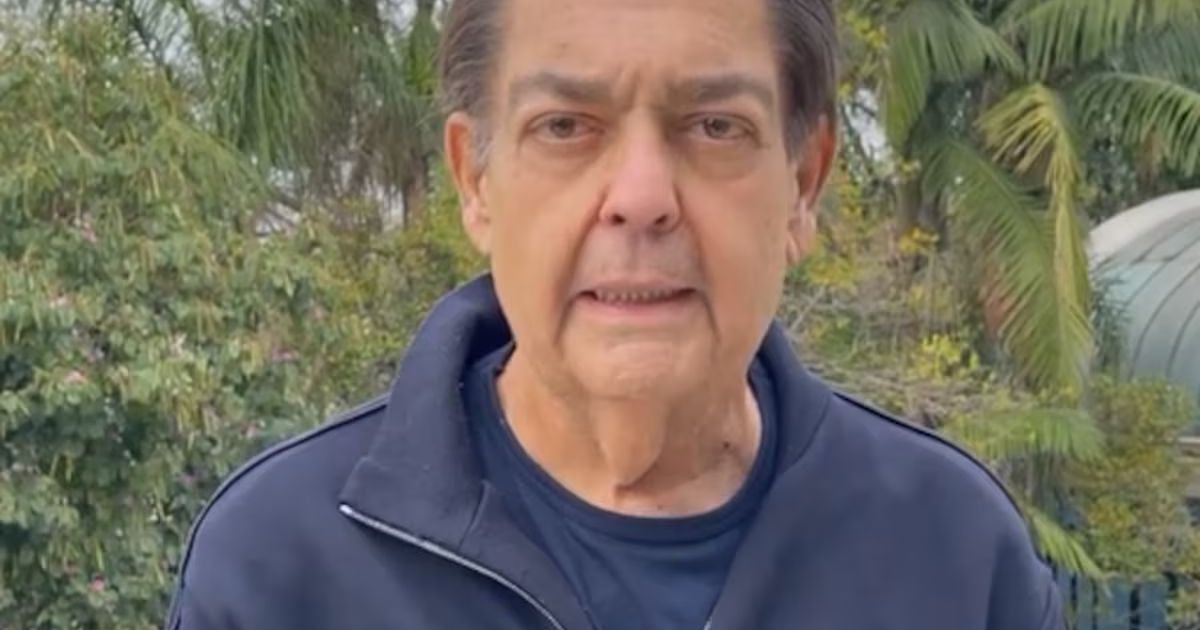 Apresentador Fausto Silva, de 75 anos