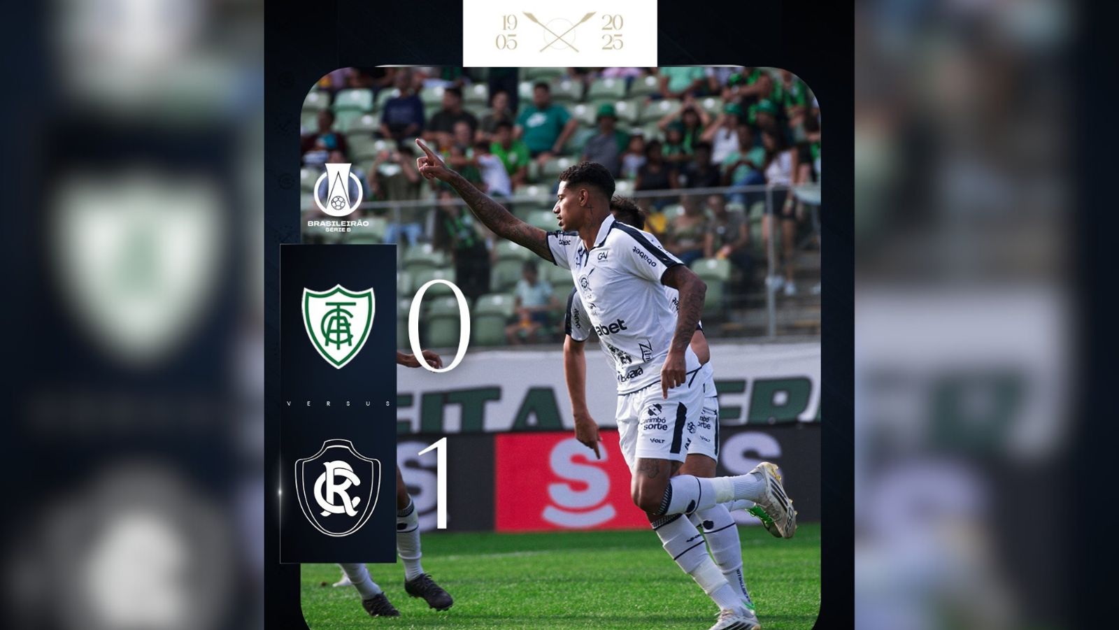 Imagem - Remo segura pressão e vence o América-MG fora de casa pela Série B