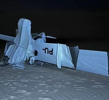 Imagem - Avião de pequeno porte cai nos Lençóis Maranhenses e deixa dois mortos