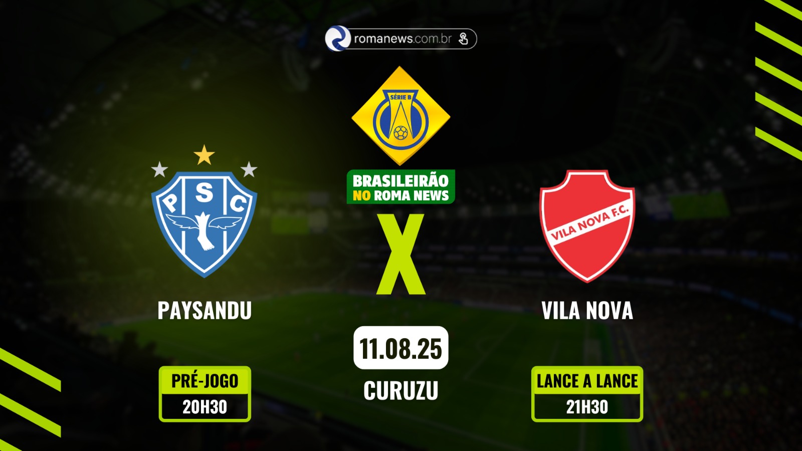 Imagem - Paysandu recebe Vila Nova pela Série B buscando sair do Z-4 e manter invencibilidade