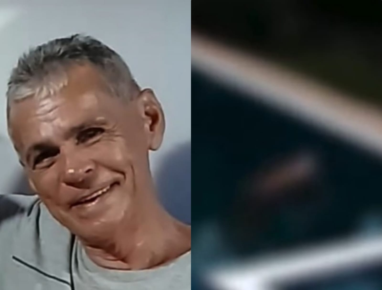 O homem identificado apenas como Milton, teria desaparecido ontem a noite.