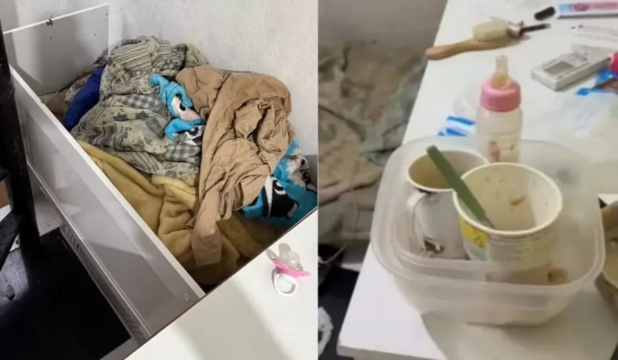 Polícia investiga se a criança morreu sufocada ao se engasgar enquanto tomava uma mamadeira