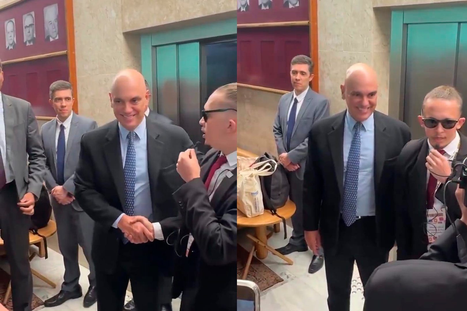 Encontro de Alexandre de Moraes com Mizael Silva -