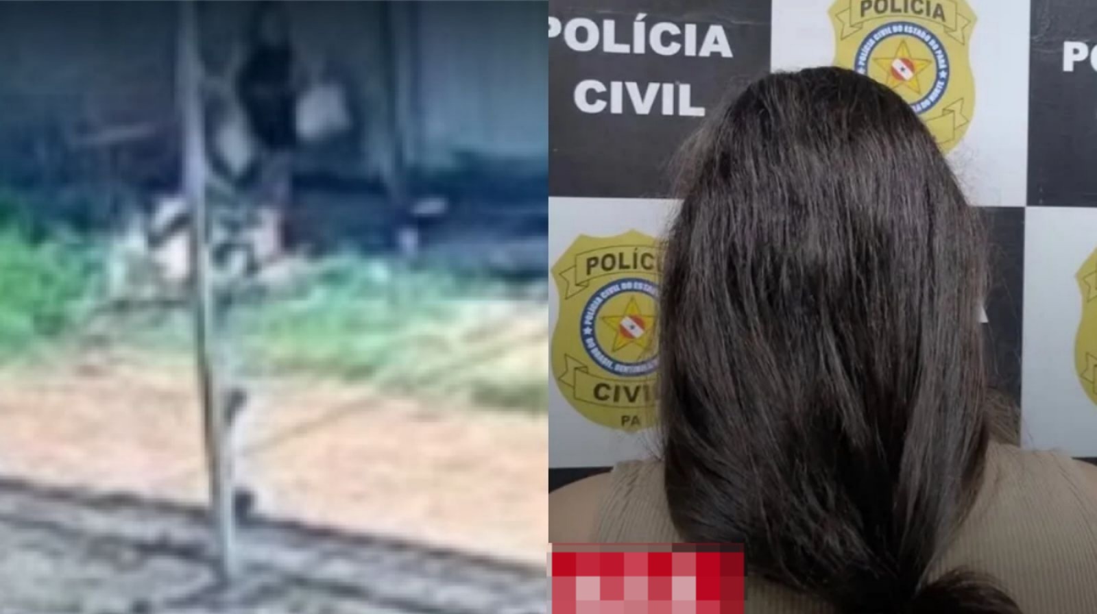 Mãe é presa após abandonar filho recém-nascido na rua, em Marabá.