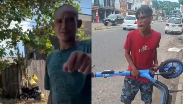 Homem que tentou vender patinete em Belém reaparece e comenta: ‘me deram’