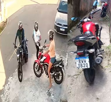 Imagem - Vídeo: moto é roubada no bairro Curuçamba, em Ananindeua