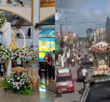 Imagem - Após visita em município no Pará, Imagem Peregrina retorna para Belém; assista