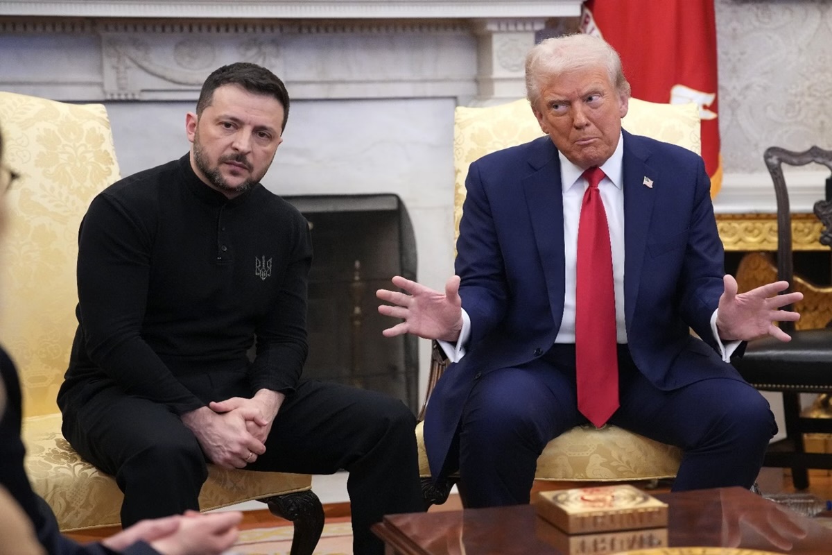 A agenda acontece em meio à tentativa de Trump de intermediar um “acordo de paz” para encerrar a guerra entre Rússia e Ucrânia. 

