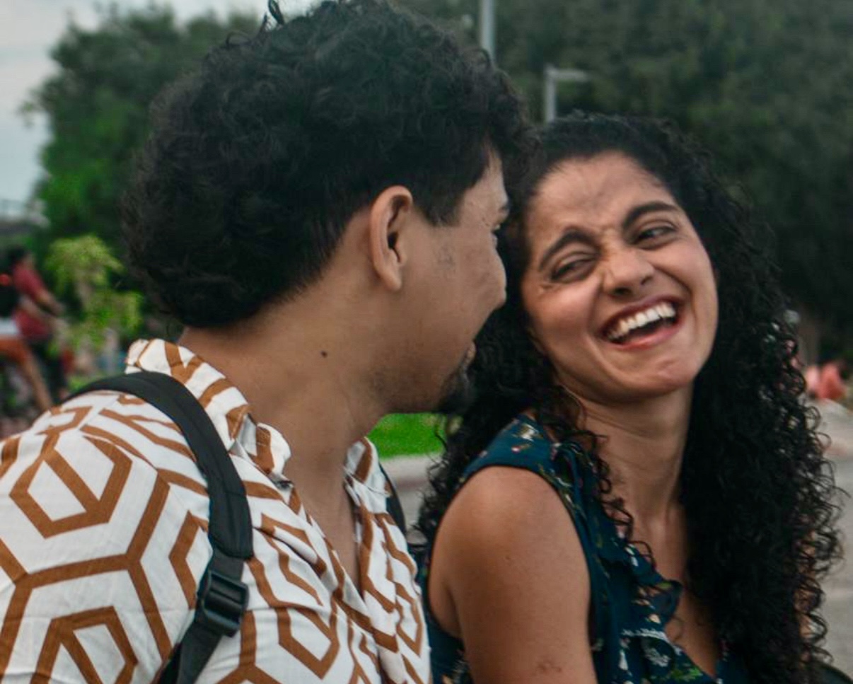Sidiane Nunes e Vagner Mendes, da Cia Discrepantes, e protagonistas do espetáculo. 
