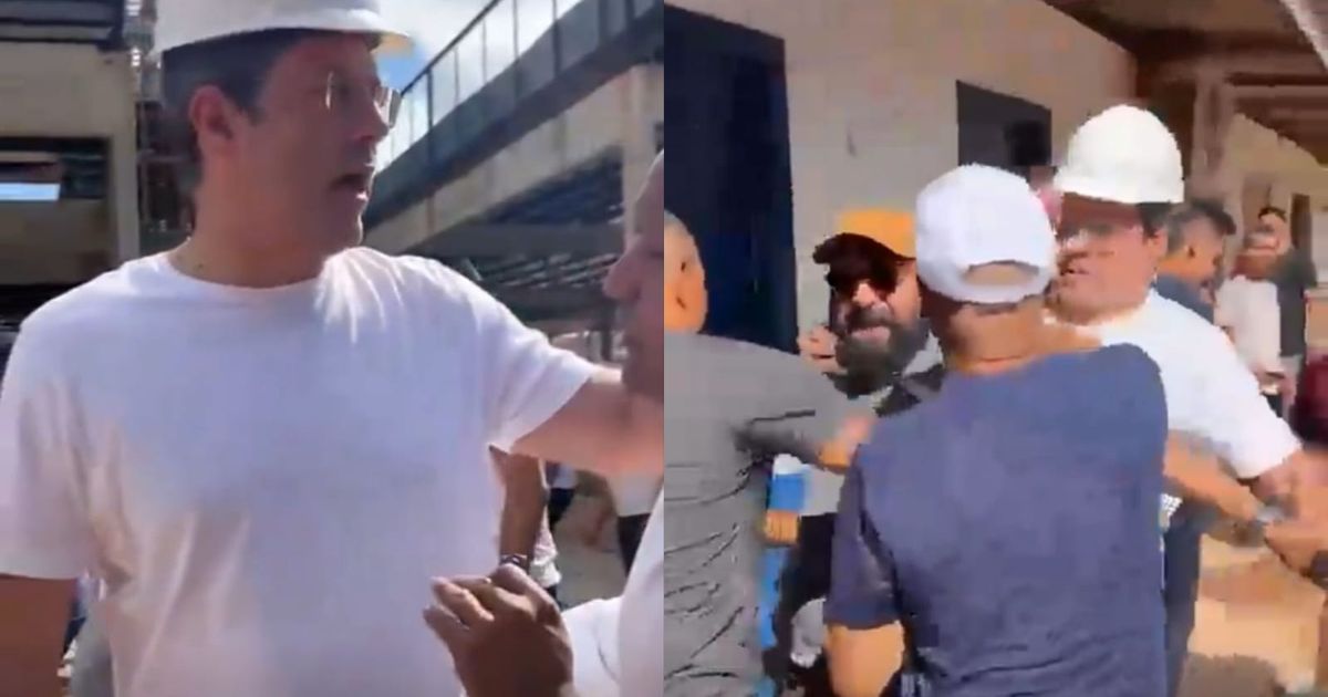 Prefeito de Macapá dá ‘mata-leão’ em repórter.