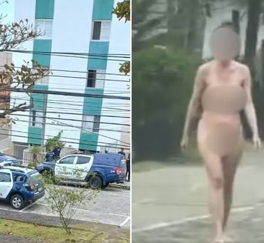 Imagem - Vídeo: após andar nua na rua, mulher é presa por matar o pai com 20 facadas, em São Paulo
