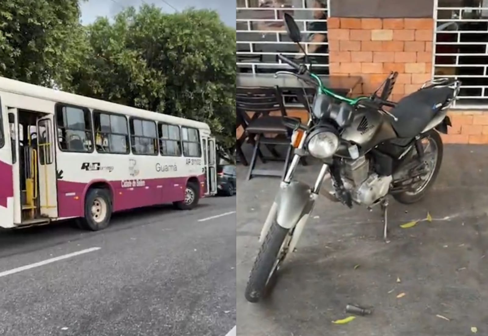 Imagem - Motociclista morre após colidir com ônibus no bairro de São Brás em Belém