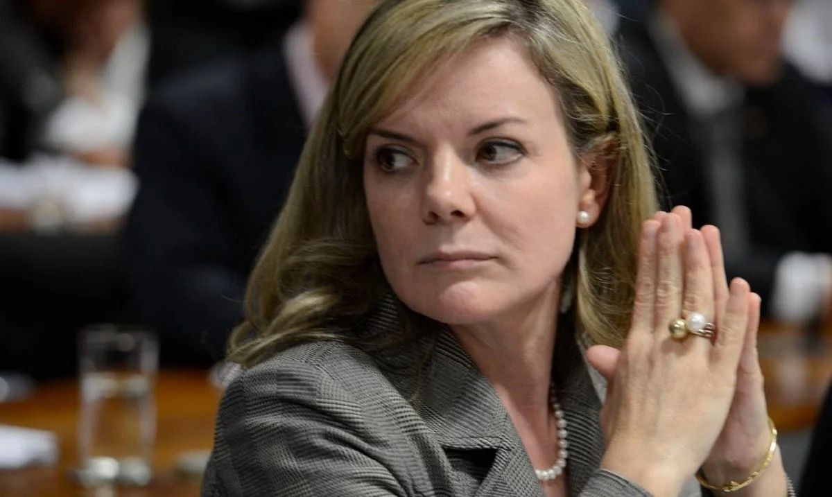 Ministra das Relações Institucionais, Gleisi Hoffman.